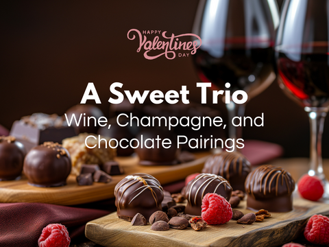 A Sweet Trio: Wine, Champagne, and Chocolate Pairings