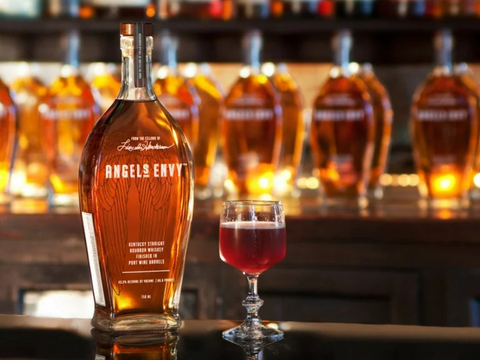 Angel’s Envy Kentucky Straight Bourbon Whiskey finished in Port Wine Barrels