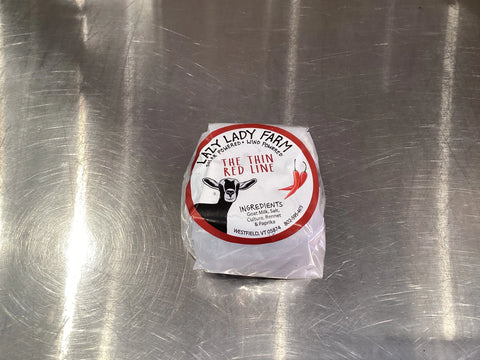 Lazy Lady Farm - ‘Thin Red Line’ Vermont Goat Cheese - 67