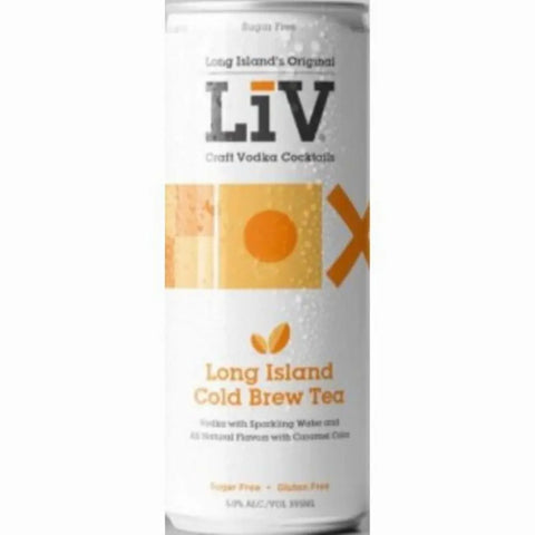 LIV Cocktail Southhampton Long Island Cold Brew Ice Tea Low Alcohol 355ml CAN 67Wine