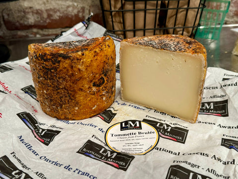 Rodolphe le Meunier - ‘Tommette Brǔlée’ Basque Sheep Cheese (France, priced per ounce) 67Gourmet