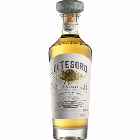 El Tesoro Tequila Anejo 100% Puro de Agave 80 Proof 750ml - 67