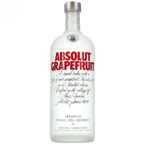 Absolut GRAPEFRUIT Vodka Sweden 1.0L LITER 67Wine