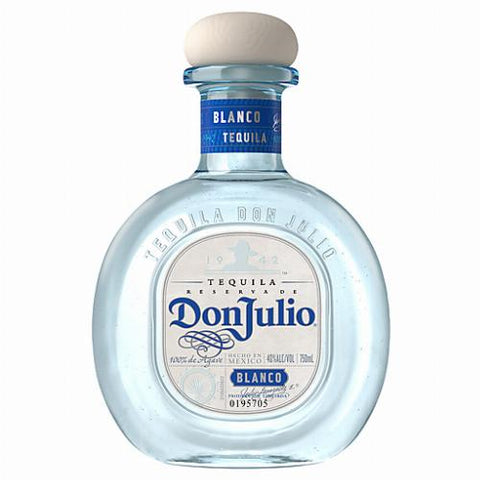 Don Julio Blanco Silver Tequila 100% Blue Agave 80 Proof 750ml