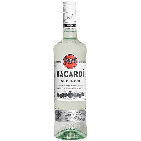 Bacardi SILVER Rum Superior 1.0 LITER - 67