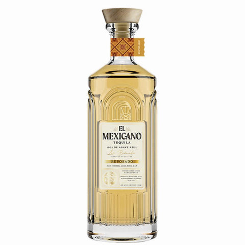 El Mexicano Tequila Reposado 100% Puro de Agave Azul 750ml