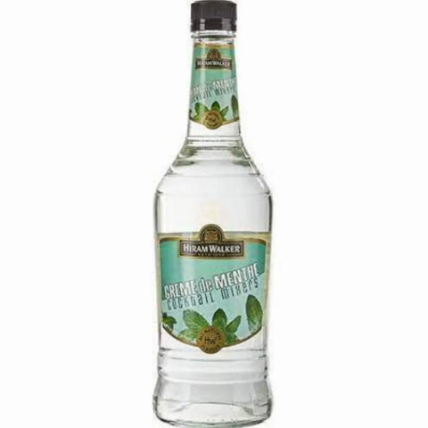 Hiram Walker Creme de Menthe White 30 Proof 750ml - 67