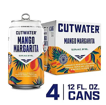 Cutwater Spirits Mango Margarita 355ml 4 pack - 67