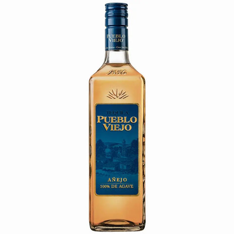 Pueblo Viejo Anejo 100% Agave Azul Tequila 750ml - 67
