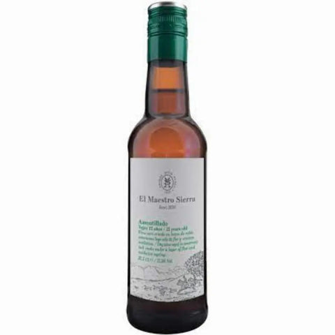 El Maestro Sierra Amontillado Seco 12 years old Jerez-Xeres-Sherry 375ml Half Bottle - 67