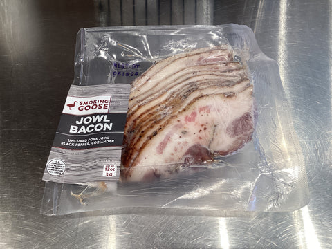 Smoking Goose Jowl Bacon