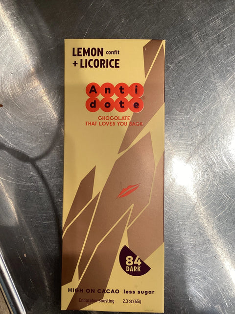 Antidote - Lola 84% Dark Chocolate, Lemon, Licorice 67Gourmet