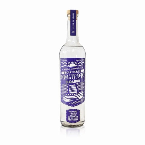 Legendario Domingo 100% Mezcal Artesanal Durango Cenizo Joven 750ml - 67