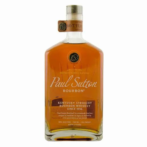 Paul Sutton Kentucky Straight Bourbon Whiskey Aged 6 yrs  100 Proof 750ml - 67