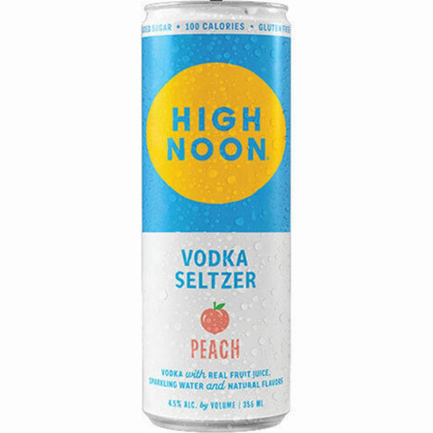 High Noon Sun Sips Peach Vodka & Soda 12oz