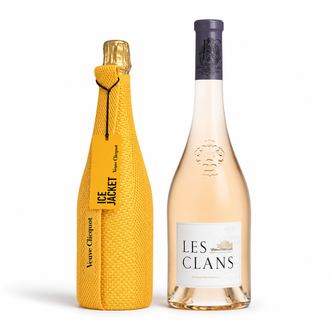 Veuve Clicquot Ice Jacket + "Les Clans" Whispering Angel Bundle— Free Gift Wrapping Upon Request!