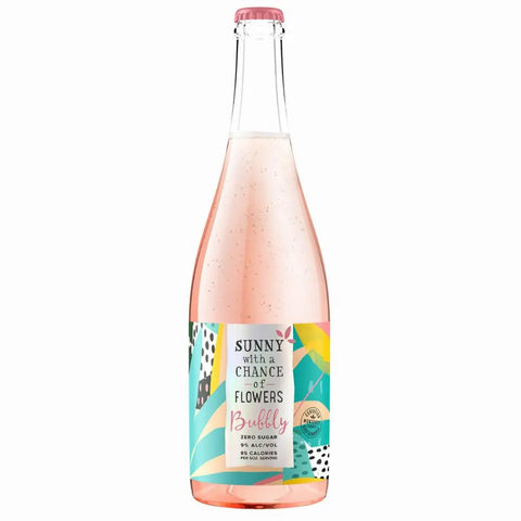 Sunny with a Chance of Flowers Bubbly Rose Zero Sugar Low Alcohol 750ml 67Wine
