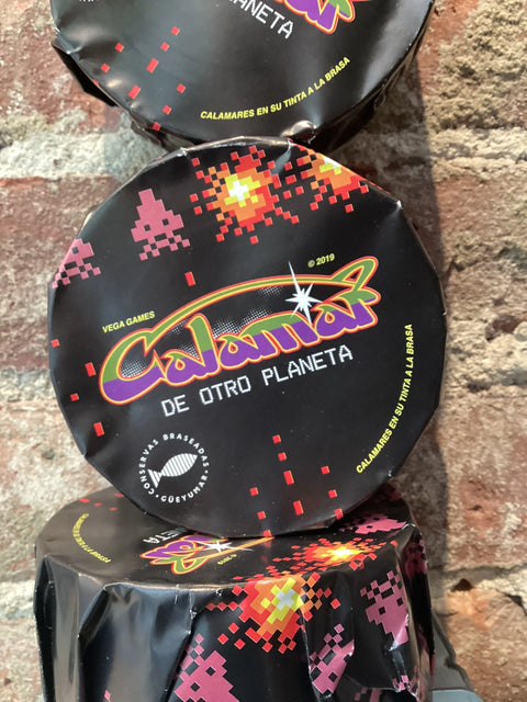 Güeyu Mar Conservas Braseadas by Chef Abel Álvarez  - Calamar de Otro Planetra - grilled squid in ink sauce (Asturias ESP, 6 oz.) 67Gourmet