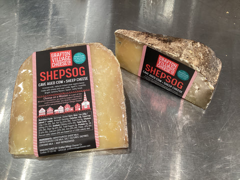 Grafton Village “Shepsog” Cave-Aged Cow & Sheep Milk Cheese (Vermont) per oz.