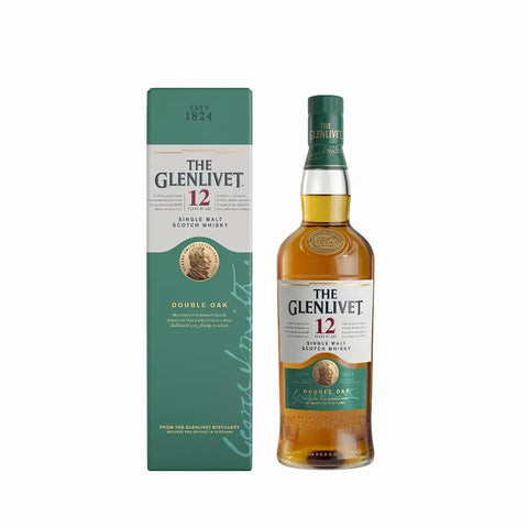 Glenlivet 12 Year Single Malt Double Oak Scotch Speyside 750ml - 67