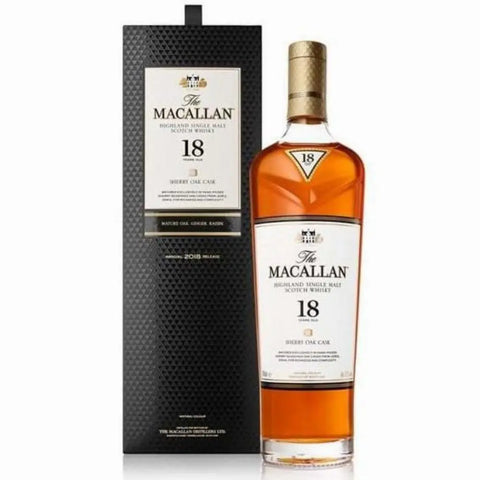 Macallan 18 Year Old Sherry Cask Single Malt Scotch 750ML - 67