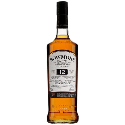 Bowmore 12 Year Old Single Malt Scotch  750ML - 67