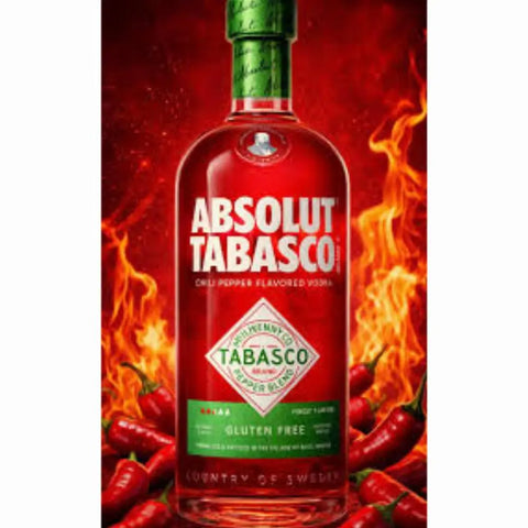 Absolut Tabasco Flavored Vodka 1L LITER 67Wine