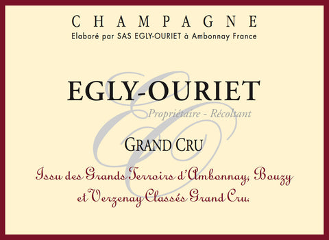 Egly-Ouriet Champagne Grand Cru Extra Brut 750ml (Introductory Price)