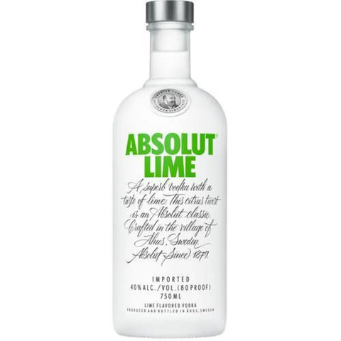 Absolut LIME Vodka Sweden 1.0L LITER 67Wine
